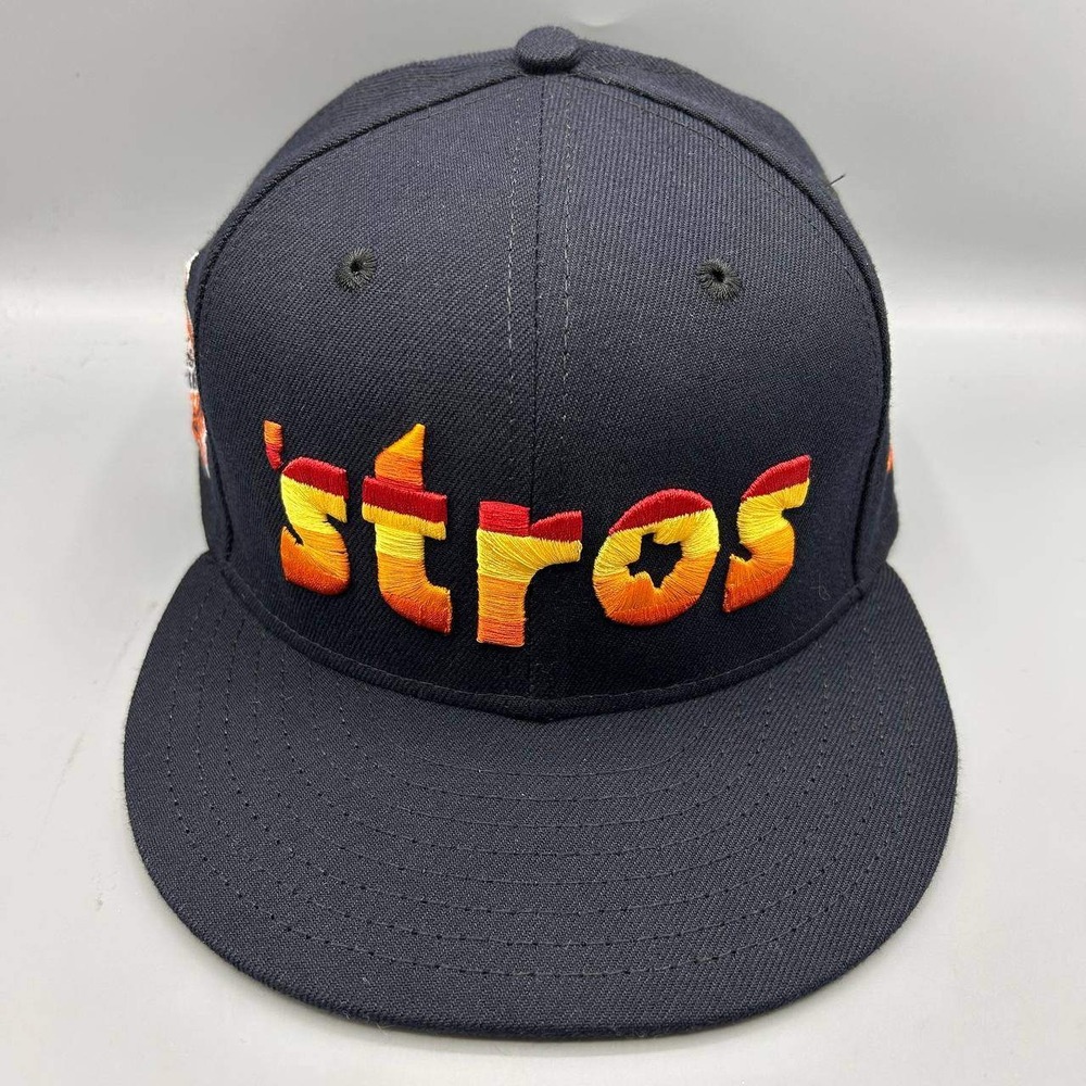Houston Astros MLB Hat Men 7 1/2 Navy 59Fifty New Era Fitted Cap